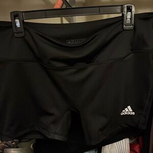 Black adidas shorts